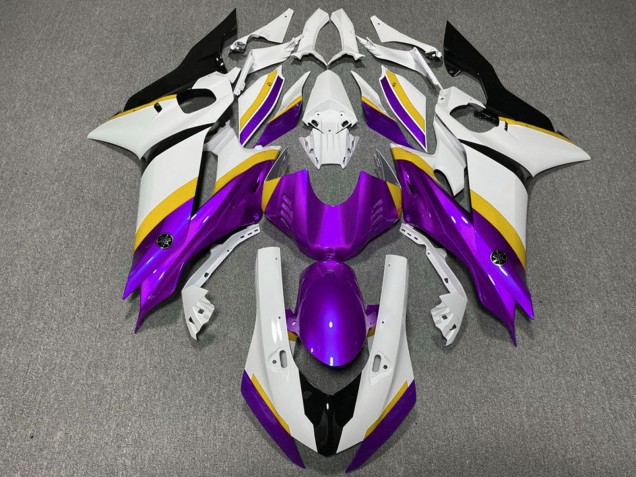 White Orange Purple 2009-2012 Honda CBR600RR Motorcycle Fairings