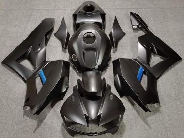 Matte Black Light Blue 2013-2023 Honda CBR600RR Motorcycle Fairings