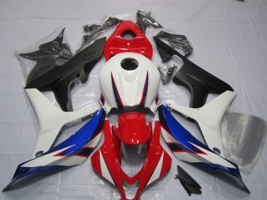 White Red Blue Matte Black OEM Style 2007-2008 Honda CBR600RR Motorcycle Fairings