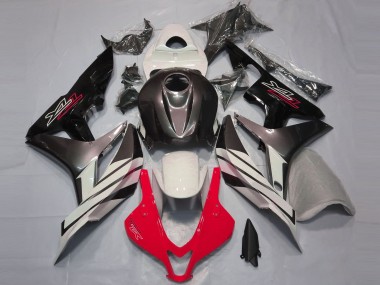 White Red Grey Glossy Black 2007-2008 Honda CBR600RR Motorcycle Fairings