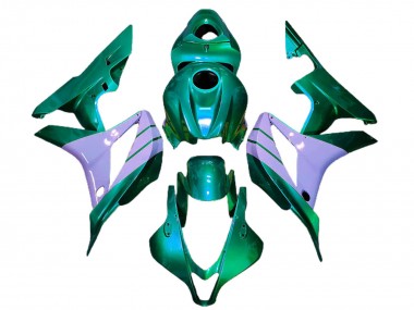 Turquoise Green Milky Purple 2007-2008 Honda CBR600RR Motorcycle Fairings