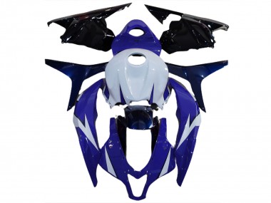 White Blue Glossy Black 2009-2012 Honda CBR600RR Motorcycle Fairings