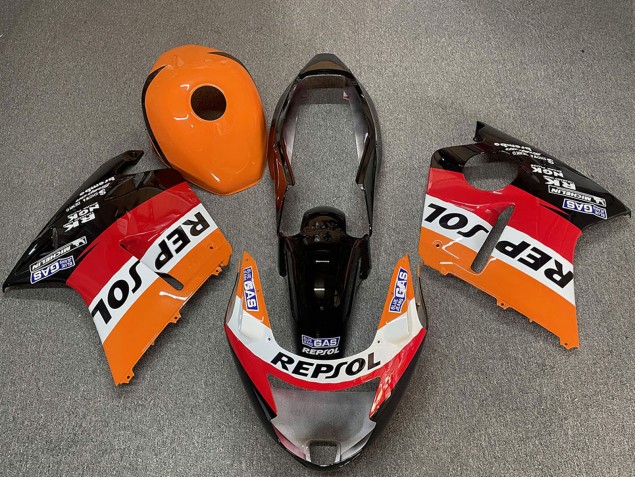 Orange White Red Glossy Black Repsol 1996-2007 Honda CBR1100XX Blackbird Motorcycle Fairings