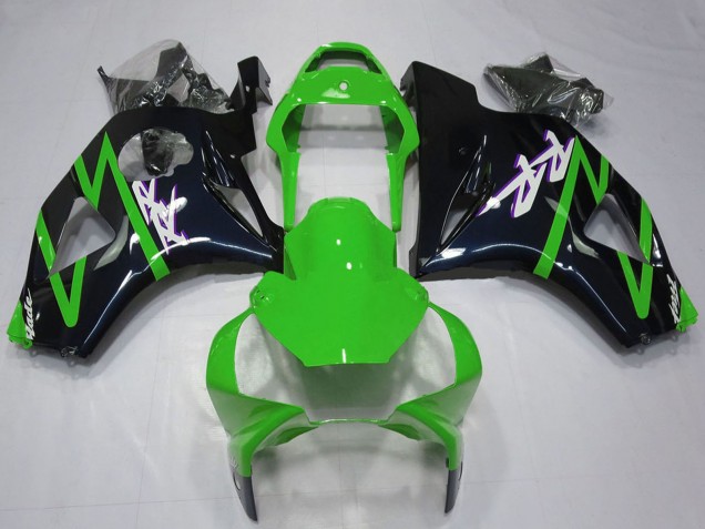Green Glossy Black 2002-2003 Honda CBR954RR Motorcycle Fairing Kits