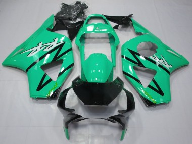 Teal Blue Glossy Black 2002-2003 Honda CBR954RR Motorcycle Fairings