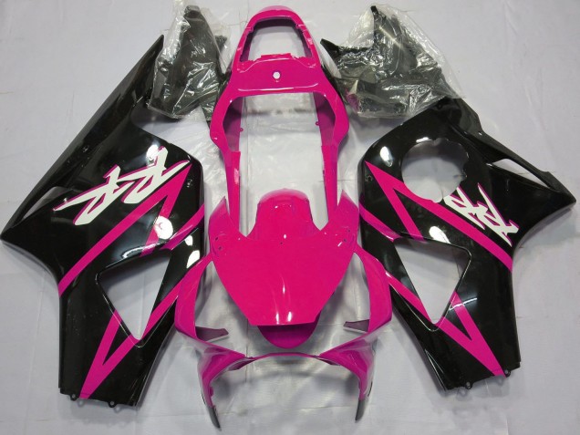Pink Glossy Black 2002-2003 Honda CBR954RR Motorcycle Fairings