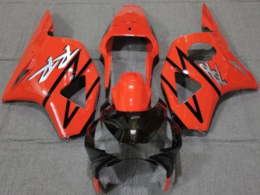 Red Glossy Black Stripe 2002-2003 Honda CBR954RR Motorcycle Fairings