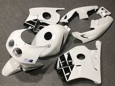 White Glossy Black 1990-1998 Honda CBR250RR Motorcycle Fairings