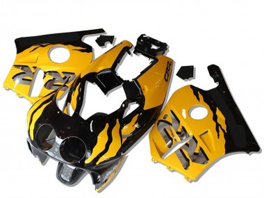 Yellow Glossy Black RR 1990-1998 Honda CBR250RR Motorcycle Fairings