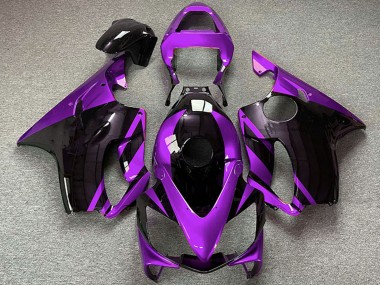 Purple Glossy Black 2001-2003 Honda CBR600 F4i Motorcycle Fairings