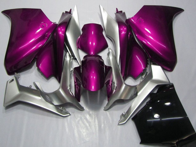 Silver Pink 2010-2014 Honda VFR 1200 Motorcycle Fairings