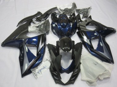 Blue Silver Black 2009-2016 Suzuki GSXR 1000 Motorcycle Fairings