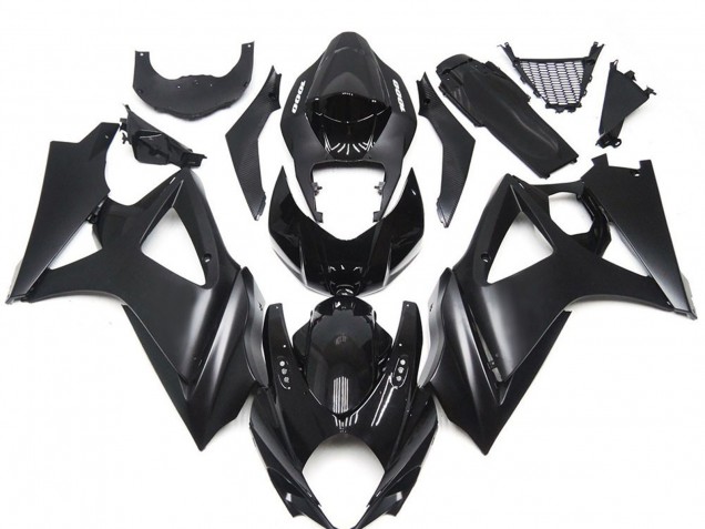 Glossy Black Matte Black 2007-2008 Suzuki GSXR 1000 Motorcycle Fairing Kits