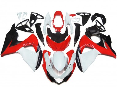 White Red Black 2009-2016 Suzuki GSXR 1000 Motorcycle Fairing Kits