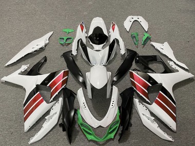 White Red Green Black 2009-2016 Suzuki GSXR 1000 Motorcycle Fairings