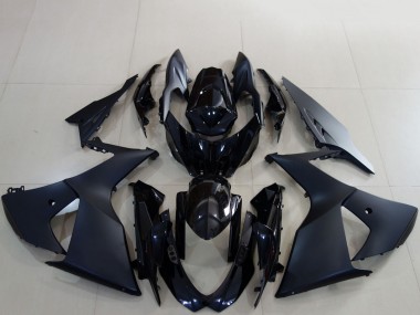 Matte Black Glossy Black 2009-2016 Suzuki GSXR 1000 Motorcycle Fairings