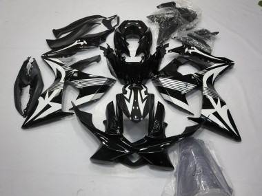 White Black 2009-2016 Suzuki GSXR 1000 Motorcycle Fairings