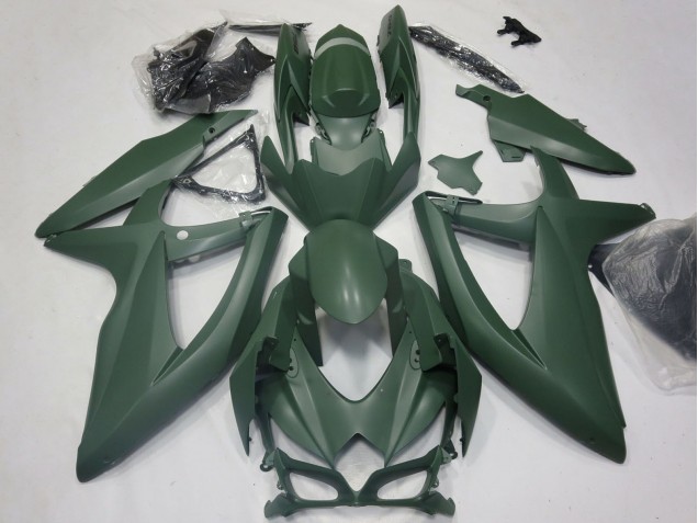 Army Green 2008-2010 Suzuki GSXR 600 / GSXR 750 Motorcycle Fairings