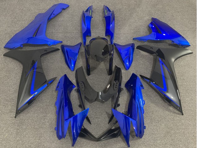 Blue Black Grey 2011-2024 Suzuki GSXR 600 / GSXR 750 Motorcycle Fairings