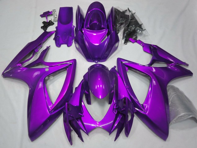 Plain Glossy Purple 2006-2007 Suzuki GSXR 600 / GSXR 750 Motorcycle Fairings