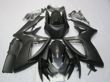 Matte Black 2006-2007 Suzuki GSXR 600 / GSXR 750 Motorcycle Fairings