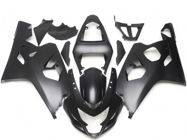 Matte Black Style 2004-2005 Suzuki GSXR 600 / GSXR 750 Motorcycle Fairings
