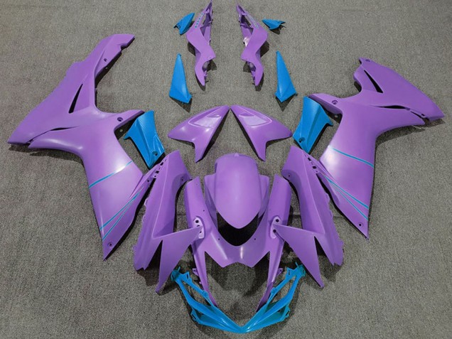 Purple Light Blue 2011-2024 Suzuki GSXR 600 / GSXR 750 Motorcycle Fairings