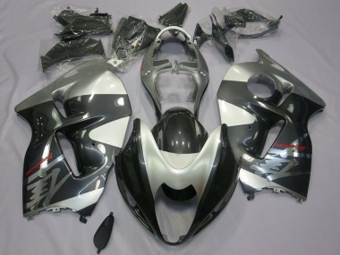 Grey and Silver 1996-2007 Suzuki GSXR 1300 Motorcycle Fairings