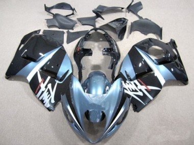 Light Blue and Black 1996-2007 Suzuki GSXR 1300 Motorcycle Fairings