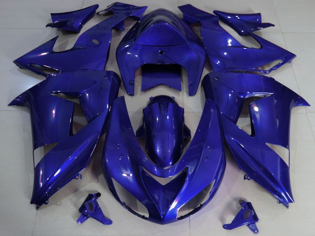 Dark Blue 2006-2007 Kawasaki ZX10R Motorcycle Fairings