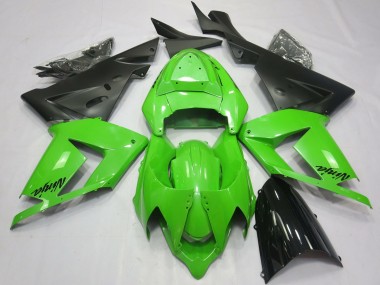 Total Green 2004-2005 Kawasaki ZX10R Motorcycle Fairings