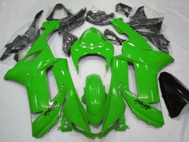 Glossy Green 2007-2008 Kawasaki ZX6R Motorcycle Fairings