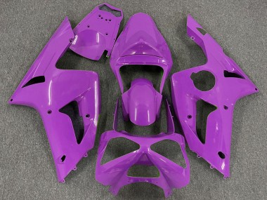 Magenta 2003-2004 Kawasaki ZX6R Motorcycle Fairings