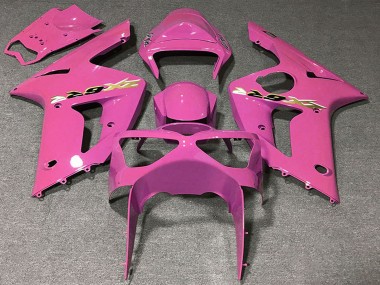 Pink 2003-2004 Kawasaki ZX6R Motorcycle Fairings