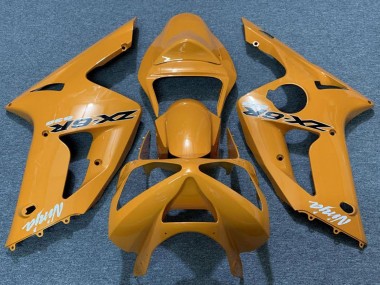 Orange 2003-2004 Kawasaki ZX6R Motorcycle Fairings