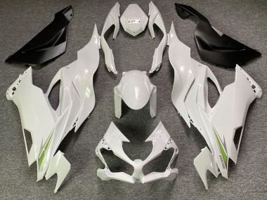 Pearl White Green 2019-2022 Kawasaki ZX6R Motorcycle Fairings