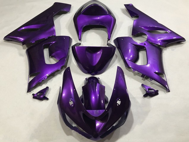 Purple 2005-2006 Kawasaki ZX6R Motorcycle Fairings