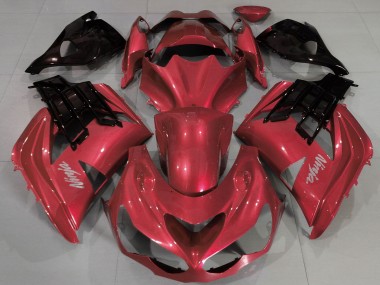 Red Black 2012-2024 Kawasaki ZX14R ZZR1400 Motorcycle Fairings