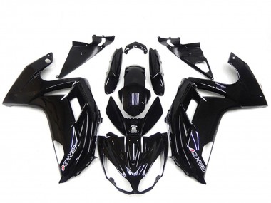 2012-2014 Glossy Black Kawasaki Ninja ER6F Motorcycle Fairings