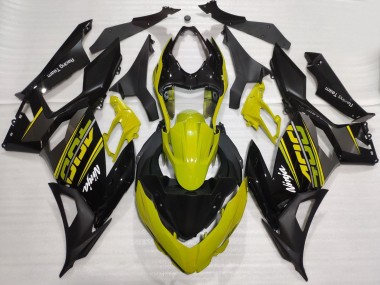 Yellow Glossy Black Matte Black OEM Style 2018-2024 Kawasaki Ninja 400 Motorcycle Fairings