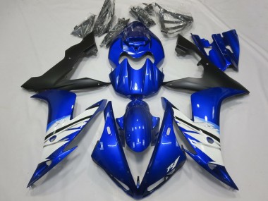 Blue White Matte Black 2004-2006 Yamaha R1 Motorcycle Fairing