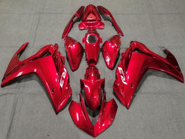 Glossy Red 2015-2018 Yamaha R3 Motorcycle Fairings