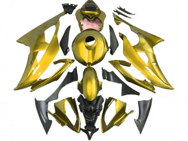Yellow 2008-2016 Yamaha R6 Motorcycle Fairings
