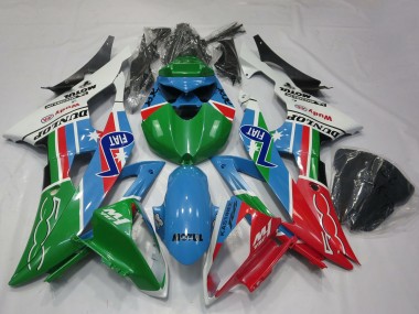 White Light Blue Green Red Fiat Dunlop Michelin Motul 2008-2016 Yamaha R6 Motorcycle Fairings