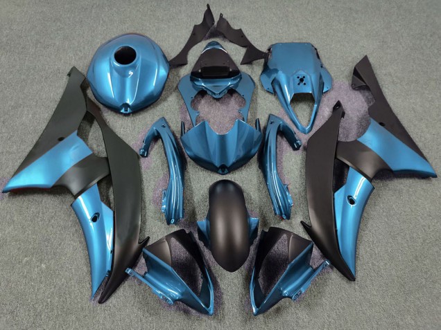 Blue Matte Black 2008-2016 Yamaha R6 Motorcycle Fairings