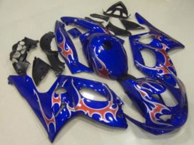 Blue Red 1996-2007 Yamaha YZF600R Thundercat Motorcycle Fairings