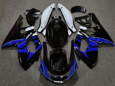 Glossy Black Blue White 1996-2007 Yamaha YZF600R Thundercat Motorcycle Fairings