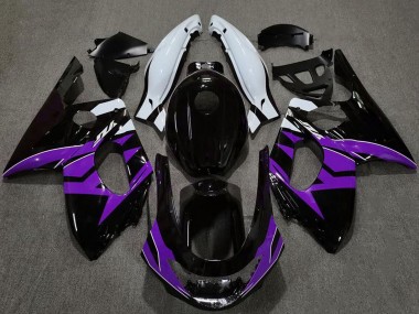 Glossy Black Purple White 1996-2007 Yamaha YZF600R Thundercat Motorcycle Fairings