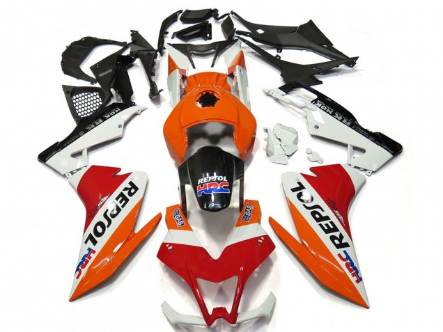 Orange White Red Glossy Black Repsol 2012-2018 Aprilia RS4 125 Motorcycle Fairings