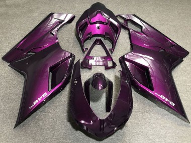Purple 2007-2014 Ducati 848 Motorcycle Fairings